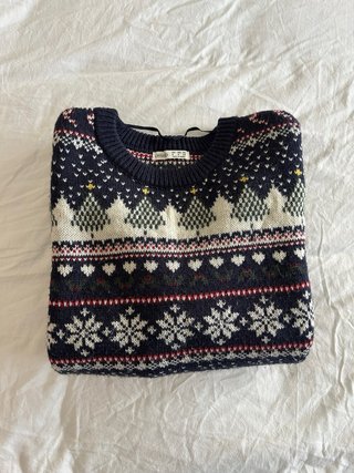 Jersey Navideño Estampado Invierno