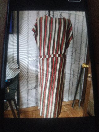 Vestido largo Lurex Multicolor