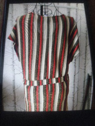 Vestido largo Lurex Multicolor