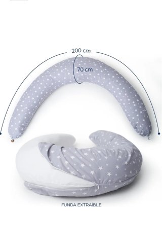 Cojín Maternidad Estrellas Funda Extraíble