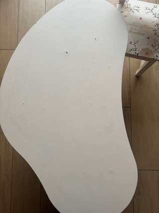 Mesa de centro blanca moderna