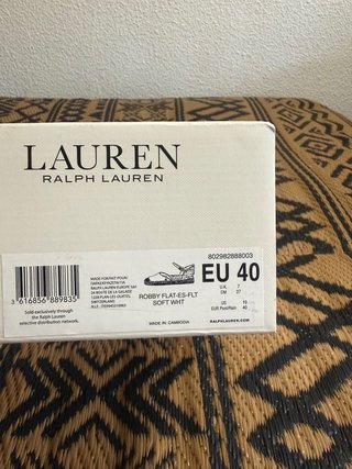 Ralph Lauren Robby Canvas Sandalias  Talla 40