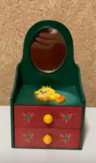 Joyero infantil con detalle de piolin