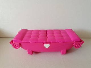 Bañera de juguete rosa