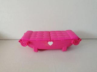 Bañera de juguete rosa