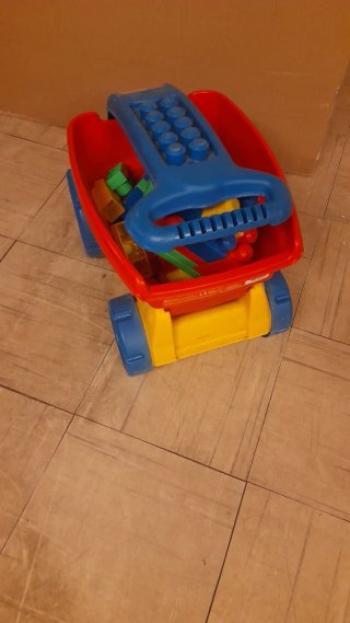 Carrito de construcción para niños