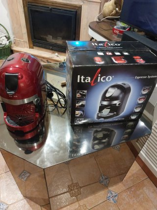 Cafetera Itálico Roja