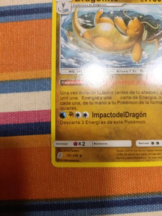 Carta Pokémon Dragonite 151/236 ★