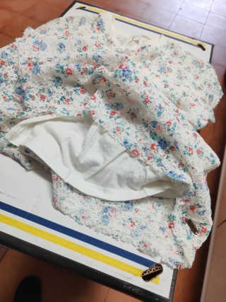 Vestido Pepe Jeans floral blanco