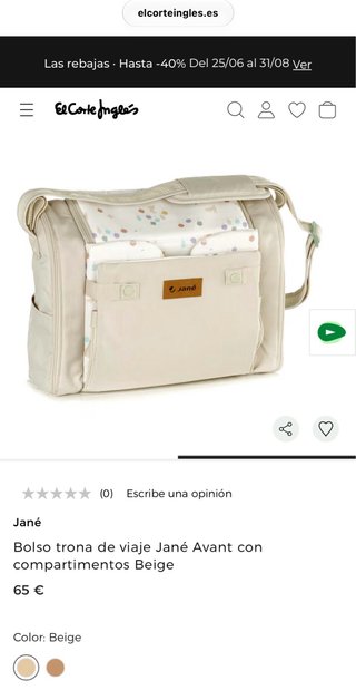 Bolso Trona Viaje Jané Avant