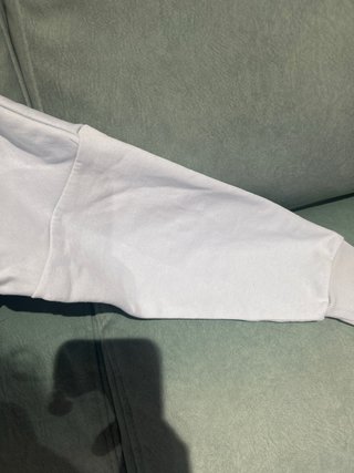 Sudadera corta Puma niña azul claro
