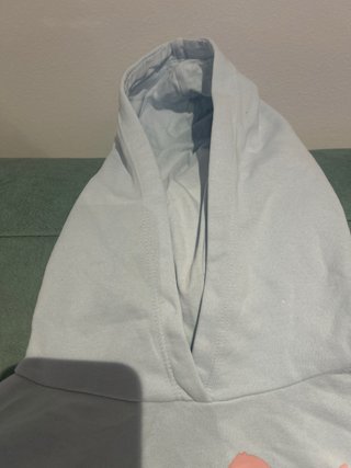 Sudadera corta Puma niña azul claro