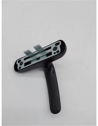 Amig - Manilla para Ventanas Practicables - Abatibles o Batientes con Base de Aluminio y Cubierta de PVC en Color Negro con Atorn