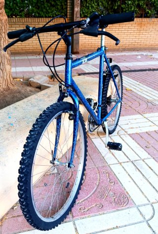 Bicicleta de Montaña Azul