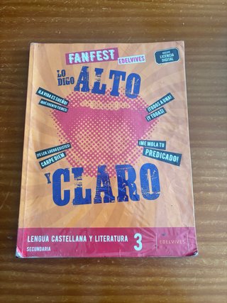 Lengua castellana y literatura 3 Secundaria