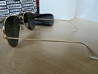 Gafas de Sol Ray-Ban Aviator RB3025 Doradas Verdes