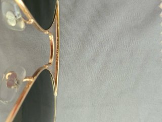 Gafas de Sol Ray-Ban Aviator RB3025 Doradas Verdes