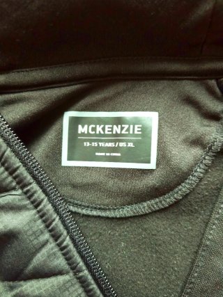 Chándal junior negro McKenzie