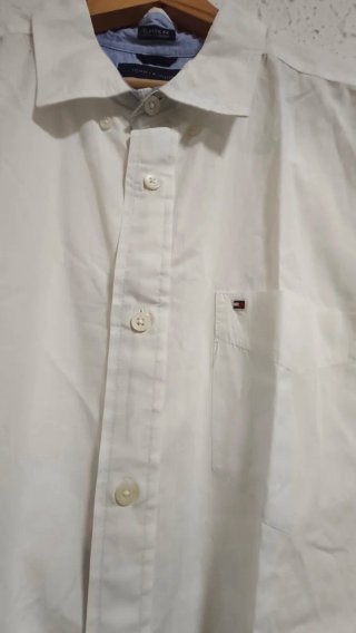 Camisa Tommy Hilfiger Blanca Talla L