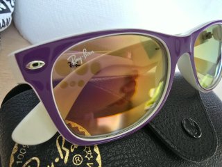 Gafas de sol Ray-Ban RB2132 New Wayfarer Morado/Bl