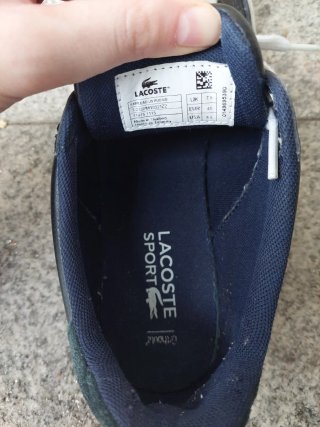 Scarpe da ginnastica blu Lacoste