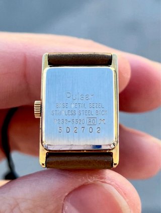 Reloj Pulsar Tank (by Seiko) Vintage Nuevo *1995*