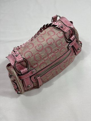 Bolso Vintage Guess Beige y Rosa