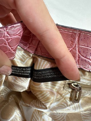 Bolso Vintage Guess Beige y Rosa