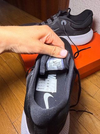 Zapatillas running Nike negras y blancas