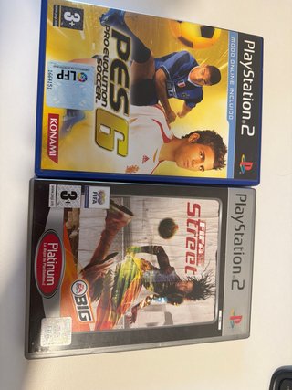 Pack 7 Juegos PS2: FIFA Street, PES 6 y más