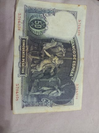 Billete 50 Pesetas Banco de España