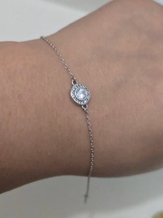 Conjunto Plata 925 Ley Collar y Pulsera