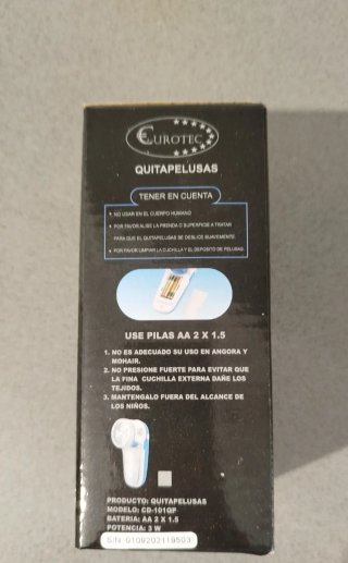 Quitapelusas Eléctrico Eurotec NUEVO