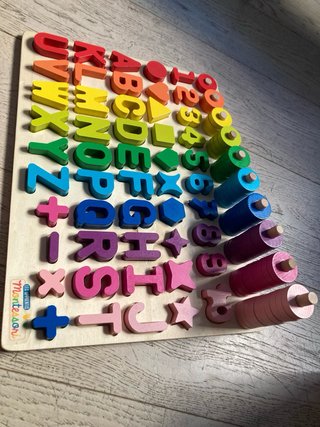 Giocattoli Educativi Montessori Lettere e Numeri