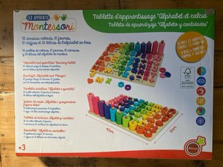 Giocattoli Educativi Montessori Lettere e Numeri