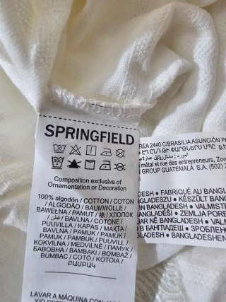 Camiseta Springfield Texturizada Talla M