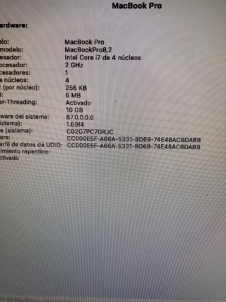 MacBook Pro 15" 2011 *LEER BIEN*