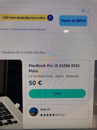 MacBook Pro 15" 2011 *LEER BIEN*