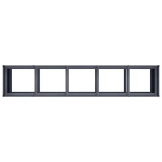 Jardinera elevada acero galvanizado 240x40cm