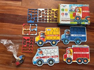 Juego encajables Raduga Kids coches