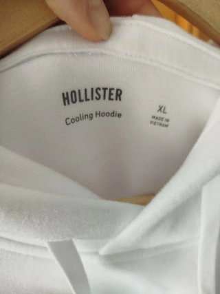 Sudadera Hollister Blanca Talla XL