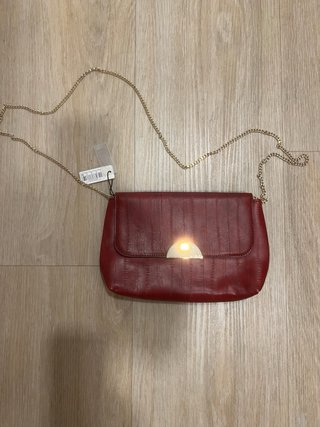 Bolso Parfois Rojo y Dorado