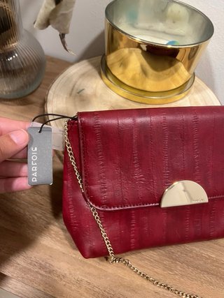 Bolso Parfois Rojo y Dorado