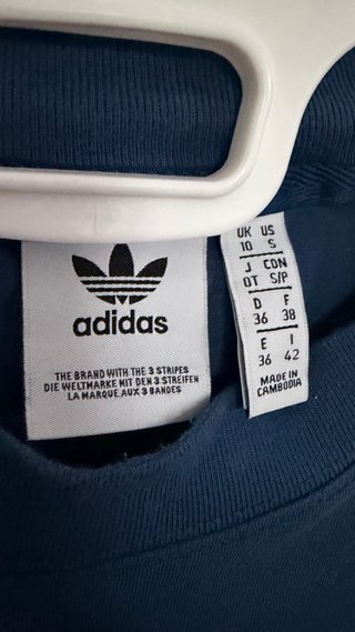 Vestido Adidas Azul Talla M