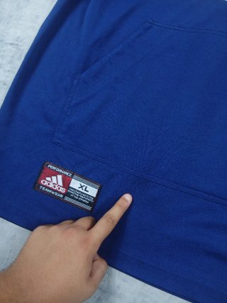 Felpa Adidas Basketball Vintage XL Blu