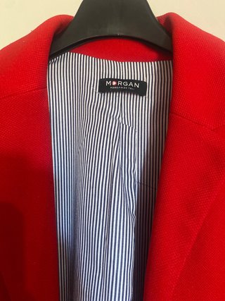 Americana Blazer Roja Morgan