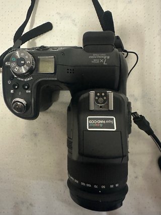 Cámara Sony con objetivo