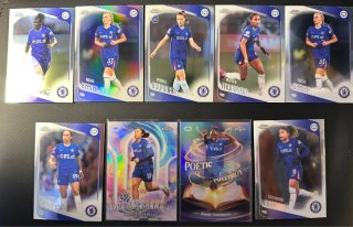Lote Topps Chrome UEFA Women's Champions Chelsea