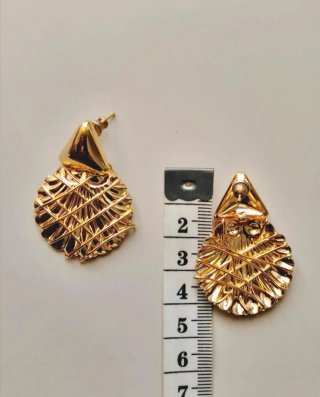 Pendientes Fiorucci Vintage Dorados