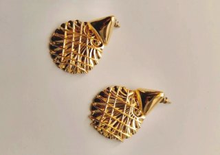 Pendientes Fiorucci Vintage Dorados
